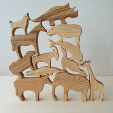 Load image into Gallery viewer, Handmade Wooden Farm Animals Puzzle (6 Piece)