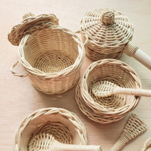 Load image into Gallery viewer, By Little Yellow Brick - Rattan Kitchen Pot Set