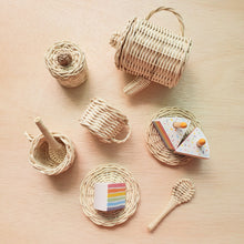 Load image into Gallery viewer, By Little Yellow Brick - Rattan Teapot Set