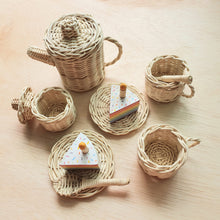 Load image into Gallery viewer, By Little Yellow Brick - Rattan Teapot Set