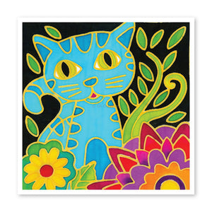 Batik Painting 3-in-1 Kit - Kitty Cat