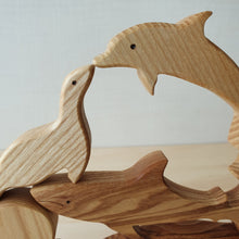 Load image into Gallery viewer, Handmade Wooden Sea Animals Puzzle (6 Piece)