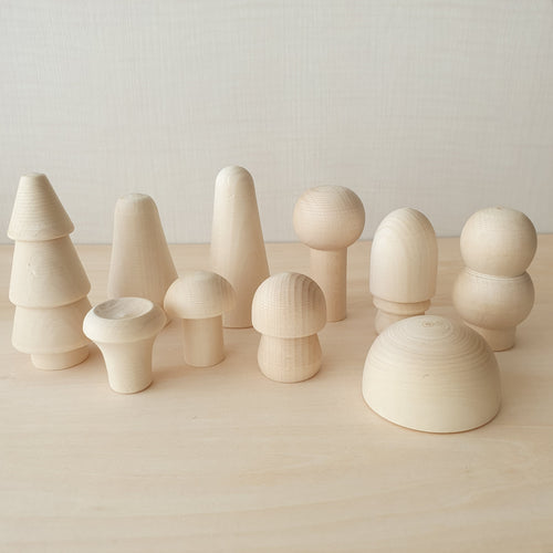 Natural Mushroom Forest (10 Pieces)