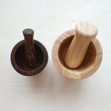 Load image into Gallery viewer, Wooden Pestle and Mortar