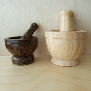 Wooden Pestle and Mortar (Small)