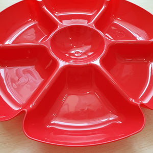 Red Flower Tray