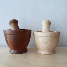 Load image into Gallery viewer, Wooden Pestle and Mortar (Acacia)