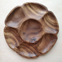 Load image into Gallery viewer, Wooden Tray - 7 Section Acacia (26cm)