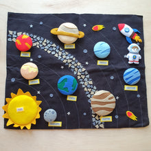 Load image into Gallery viewer, Exploring Our Solar System Felt Playmat
