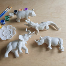 Load image into Gallery viewer, Animal Painting Kit III (Elephant, Bear, Alligator, Rhinoceros)